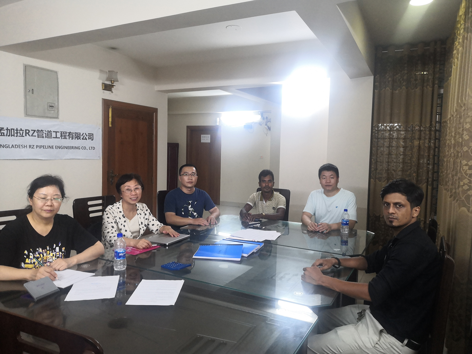HXQC篤定前行 穩(wěn)步推進(jìn)國(guó)際業(yè)務(wù) 系列報(bào)道之二:HXQC為孟加拉RZ管道工程有限公司保駕護(hù)航